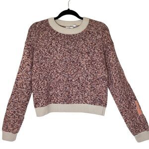 The Upside Ikat Arina Multi Red Cotton Cottagecore, Academia Sweater Size M/8